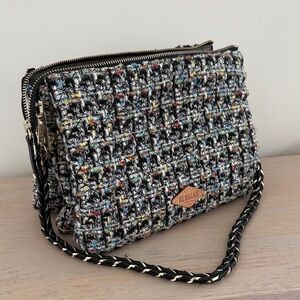 MZ Wallace Large Tweed Crosby Pippa Crossbody